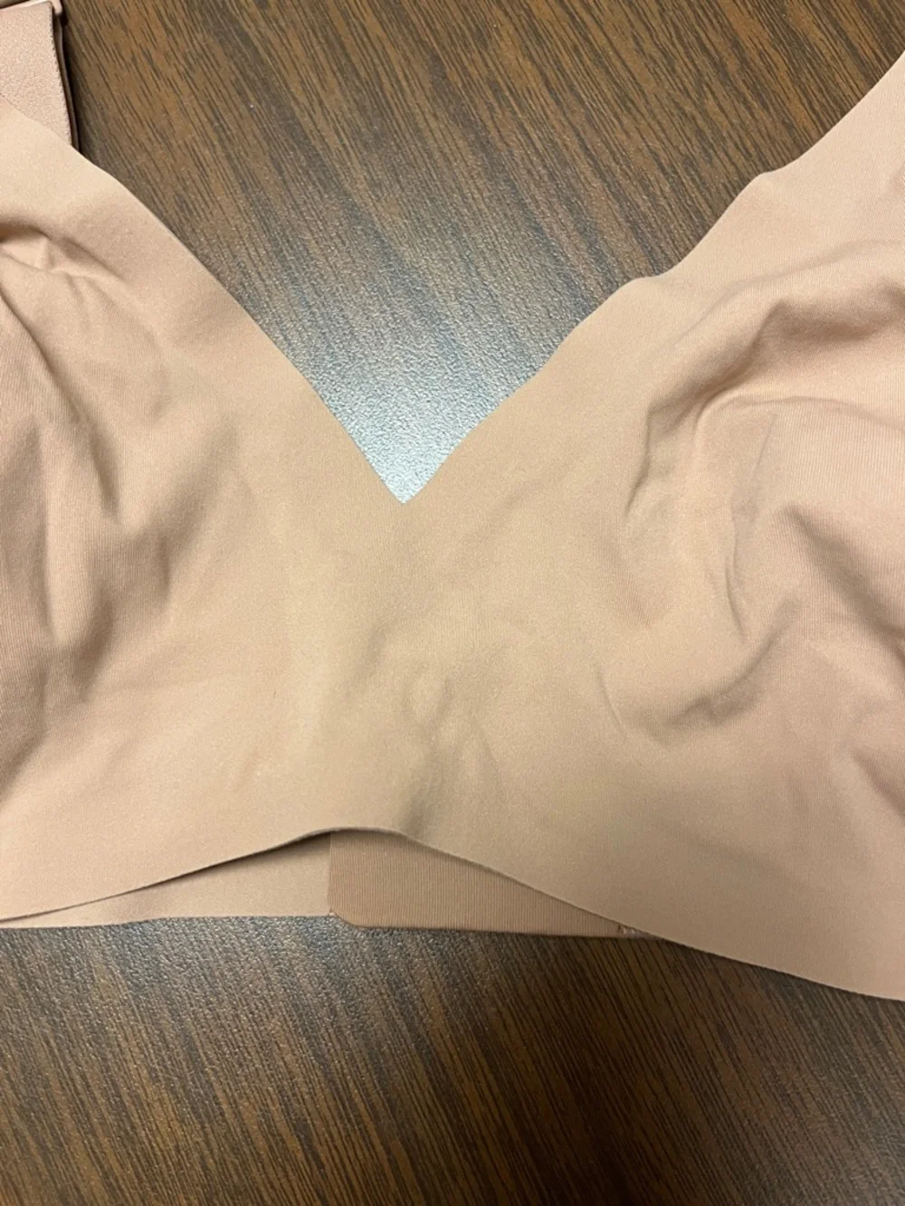 SKIMS Naked Plunge Bralette in Sienna, size large, new with tags - Picture 4 of 11